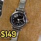 Reloj en Pulsera Italiana de Acero con Baño de Chapa de Oro PAI1060-2