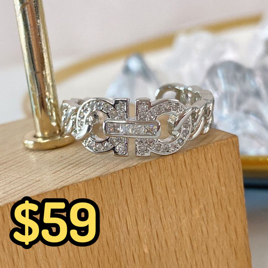 Anillo de Chapa de Oro Ajustable ACO1379-2