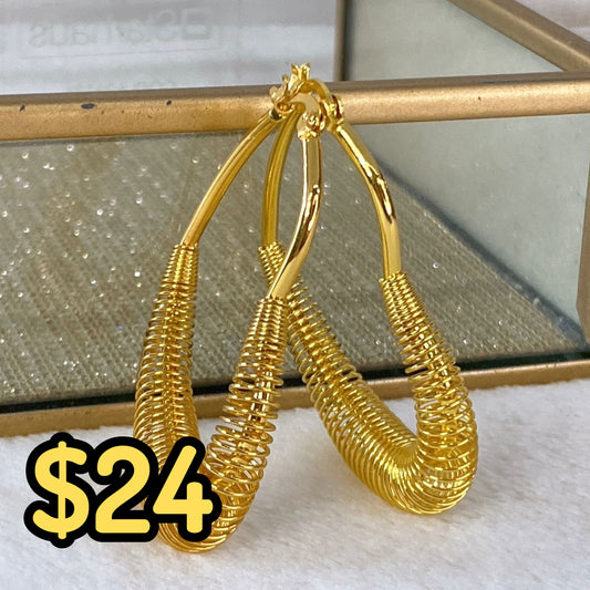 Arracada de Chapa de Oro  AAI1791-1