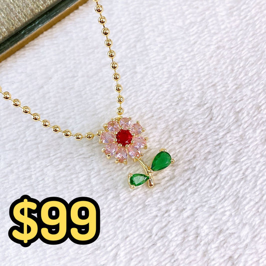 Collar de Chapa de Oro CC2180-1