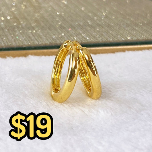Arracada de Chapa de Oro AAI1803-1