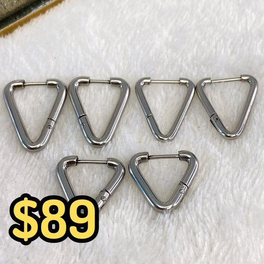 Set de Arracadas Acero Inoxidable AAI1825-2