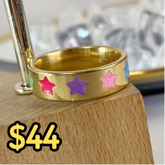 Anillo de Acero Inoxidable Talla #8 RAI996-2