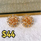 Arete de Chapa de Oro COA1970-3