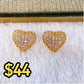 Arete de Chapa de Oro COA1976-1
