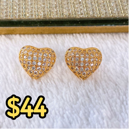 Arete de Chapa de Oro COA1976-1
