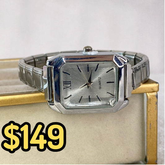 Reloj en Pulsera Italiana de Acero con Baño de Chapa de Oro PAI1051-1