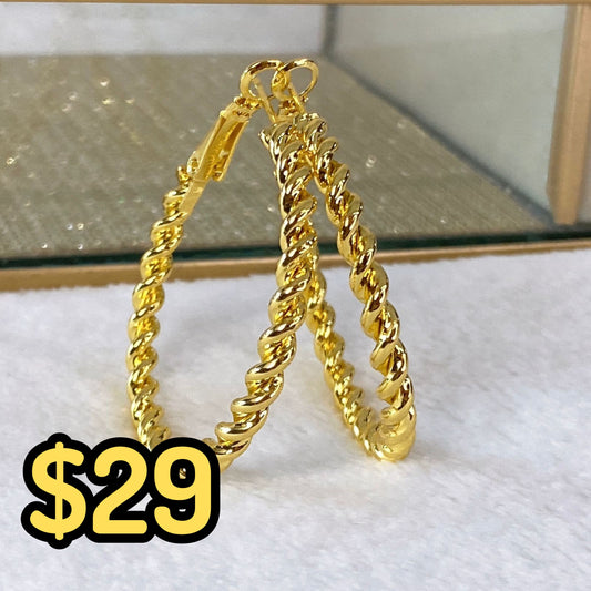 Arracada de Chapa de Oro AAI1789-1