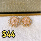 Arete de Chapa de Oro COA1970-2