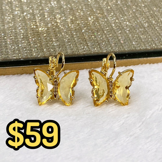 Arete de Chapa de Oro COA2016-1