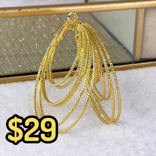 Arracada de Chapa de Oro AAI1786-1