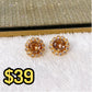 Arete de Chapa de Oro COA1969-2