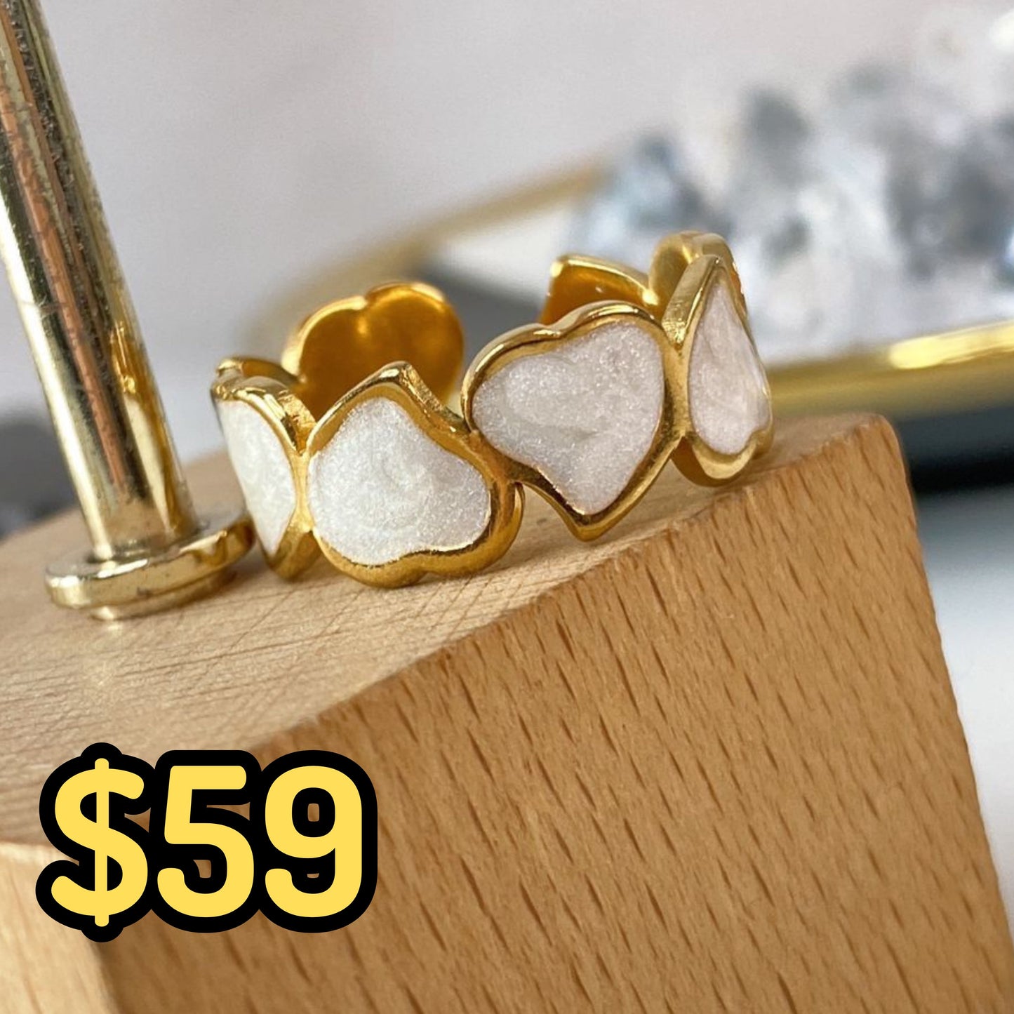 Anillo de Acero Inoxidable Ajustable RAI1263-1