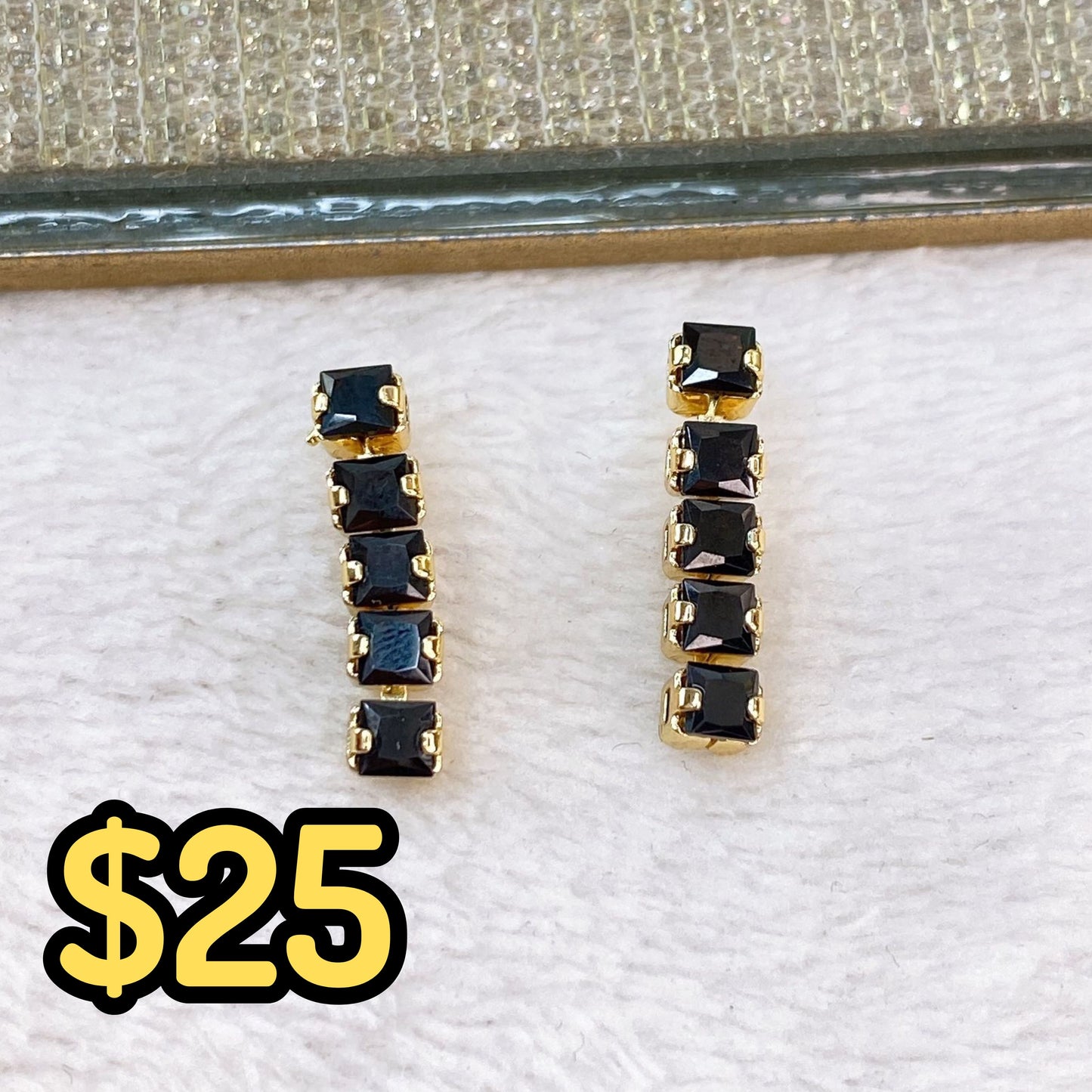 Arete de Chapa de Oro COA2142-7