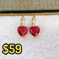 Arete de Chapa de Oro COA2092-1