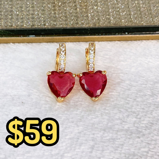Arete de Chapa de Oro COA2092-1