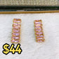 Arete de Chapa de Oro COA2021-3