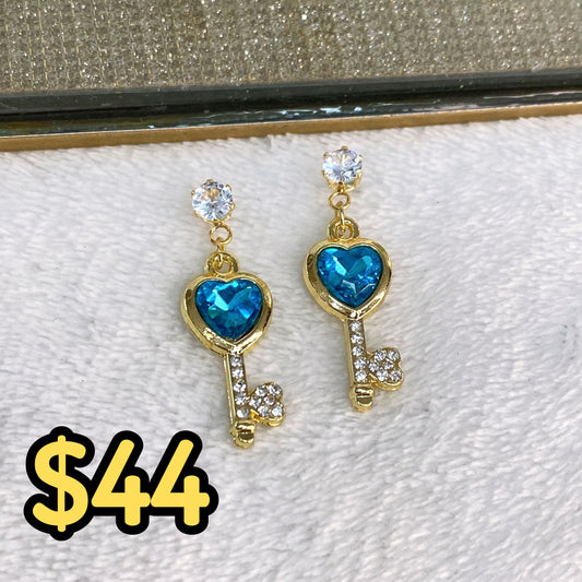 Arete de Chapa de Oro COA2066-3