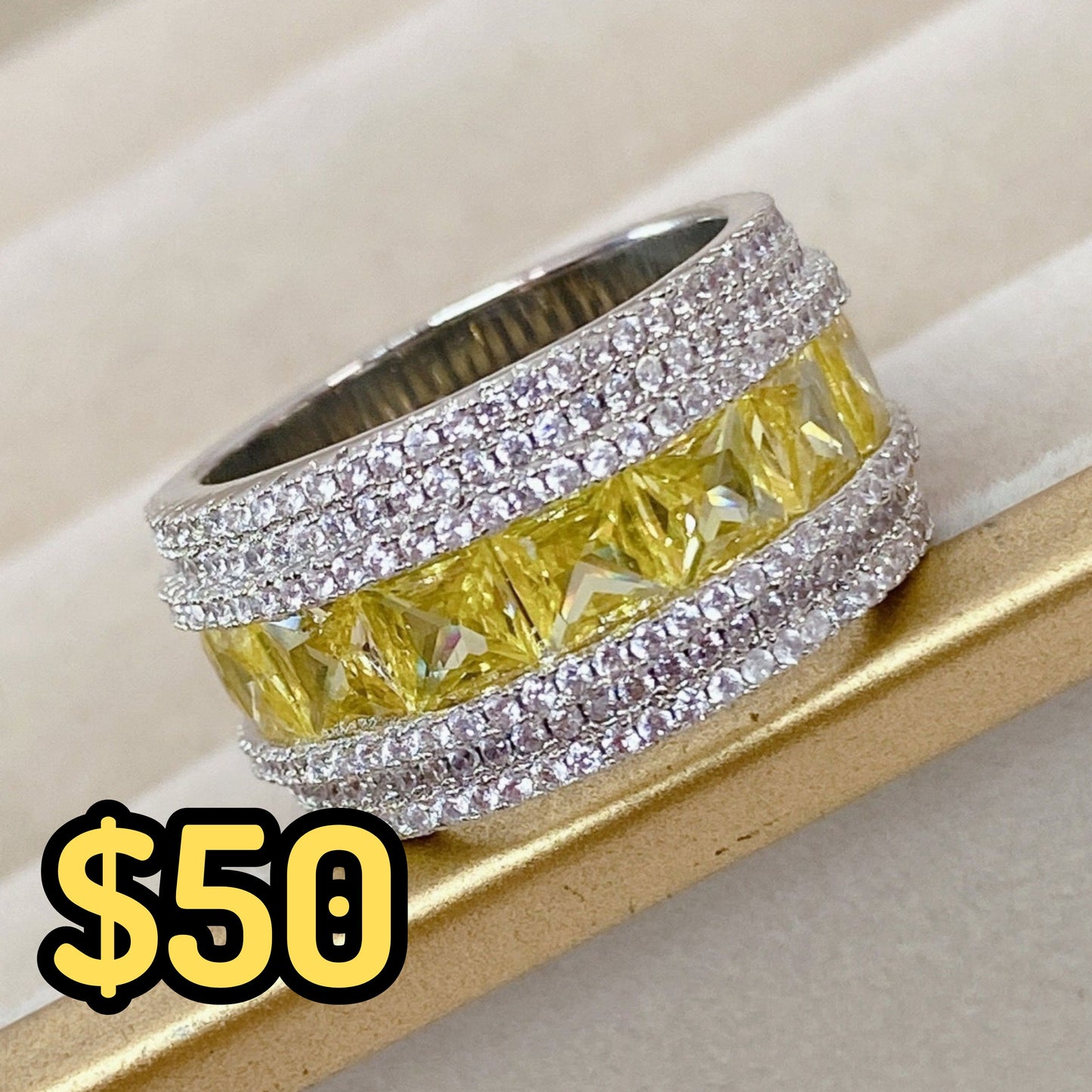 Anillo Chapa de Oro TALLA #9 ACO1454-9