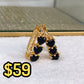 Arete de Chapa de Oro COA2087-2