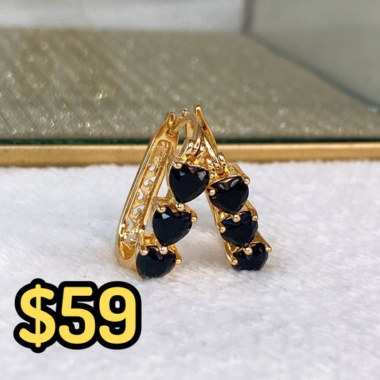 Arete de Chapa de Oro COA2087-2
