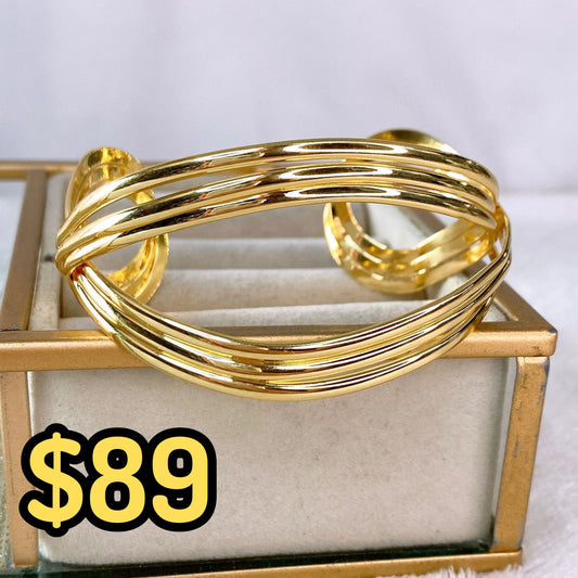 Pulsera de Chapa de Oro COP1630-1