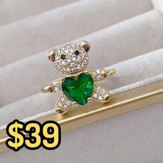 Anillo Chapa de Oro Ajustable ACO1397-1