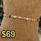 Pulsera de Chapa de Oro con Zirconias COP1608-1