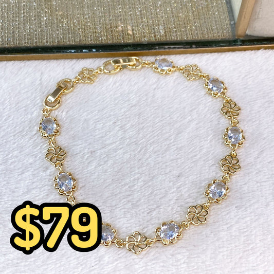 Pulsera de Chapa de Oro COP1616-1