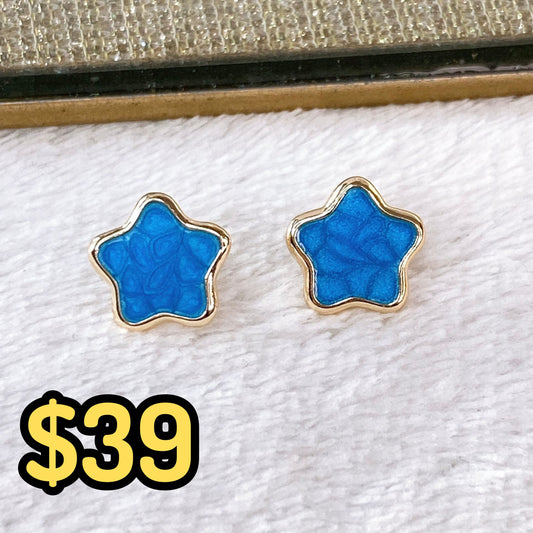 Arete de Chapa de Oro COA2161-3