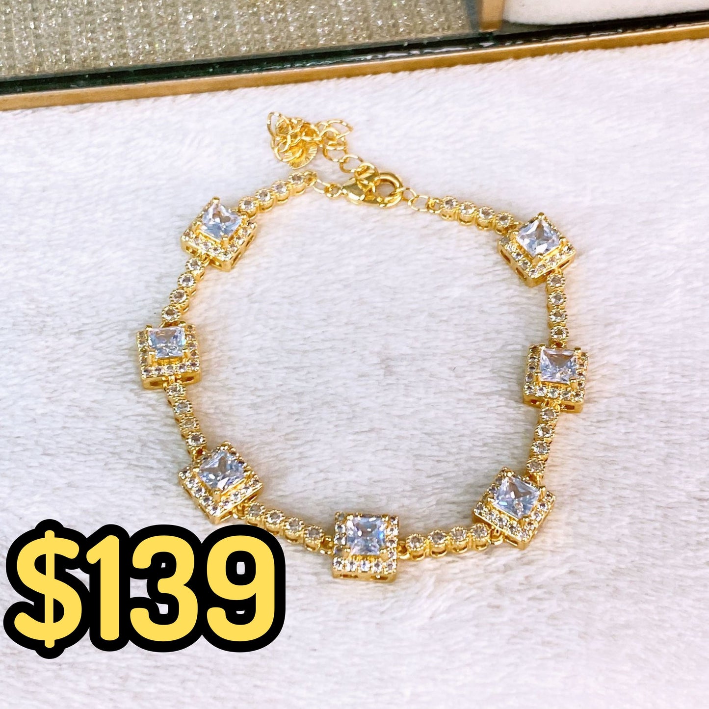 Pulsera de Chapa de Oro COP1635-1