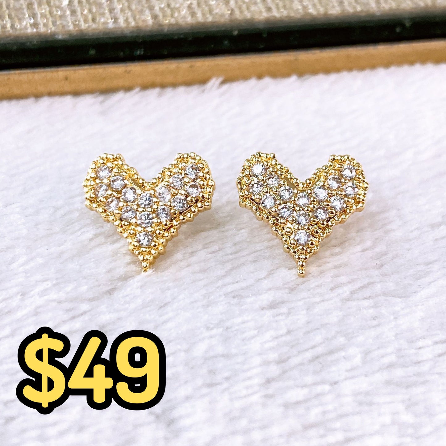 Arete de Chapa de Oro COA2376-1