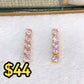 Arete de Chapa de Oro COA2029-3