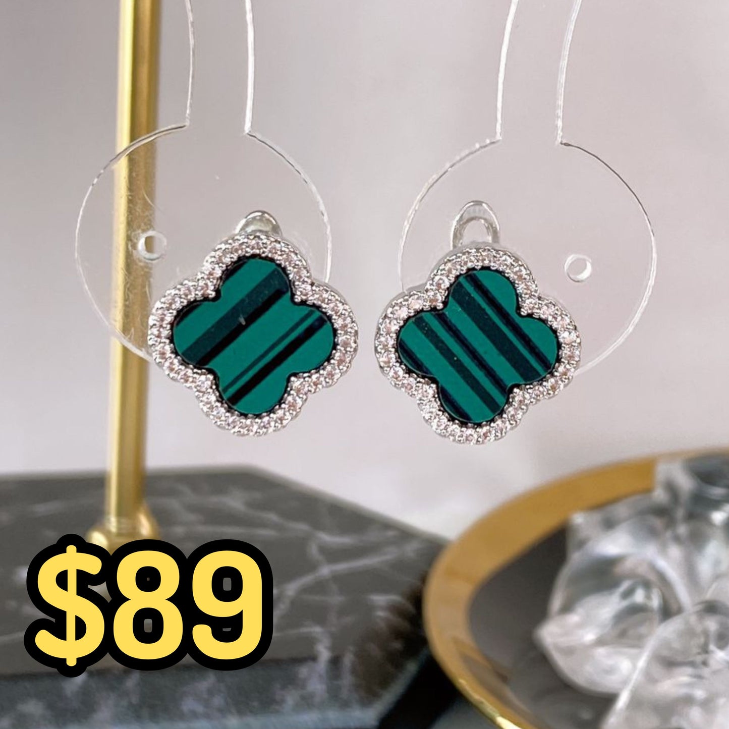 Arete de Chapa de Oro COA2410-4