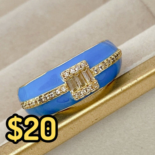 Anillo de Chapa de Oro Ajustable ACO1484-2