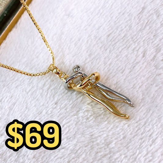 Collar de Chapa de Oro CC2291-1