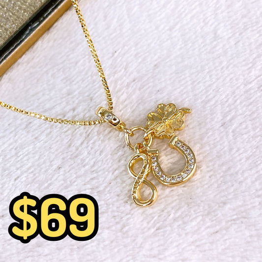 Collar de Chapa de Oro CC2297-1