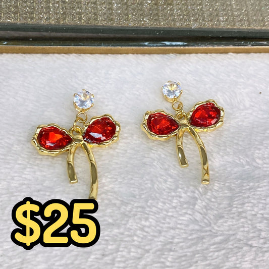 Arete de Chapa de Oro COA2351-2