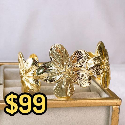 Pulsera de Chapa de Oro COP1631-1