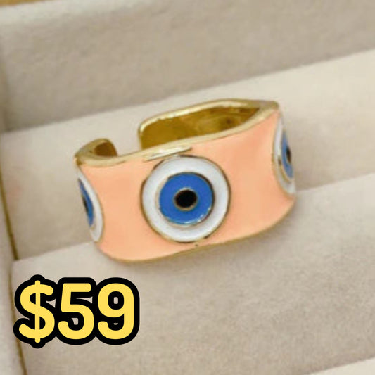 Anillo Chapa de Oro Ajustable ACO1445-1