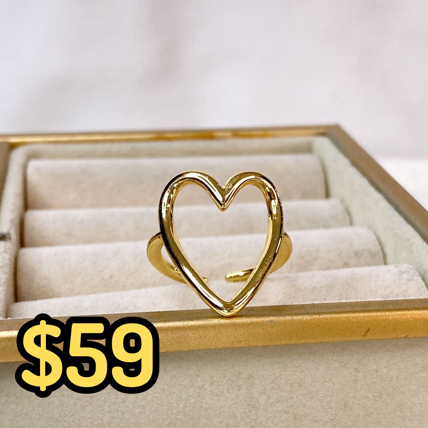 Anillo de Chapa de Oro Ajustable ACO1503-1