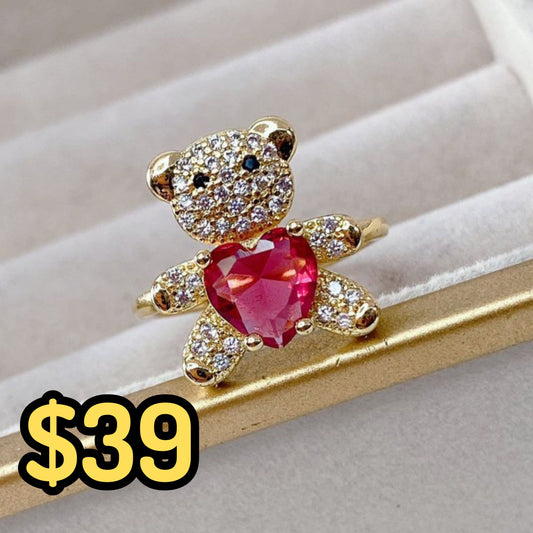 Anillo Chapa de Oro Ajustable ACO1397-2