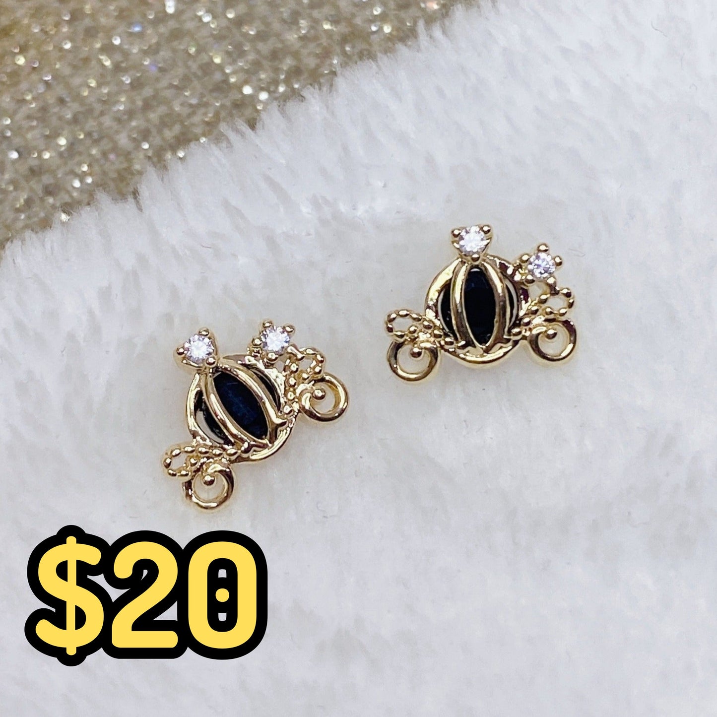 Arete de Chapa de Oro COA2130-1