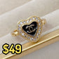 Anillo de Chapa de Oro TALLA #6 ACO1453-6