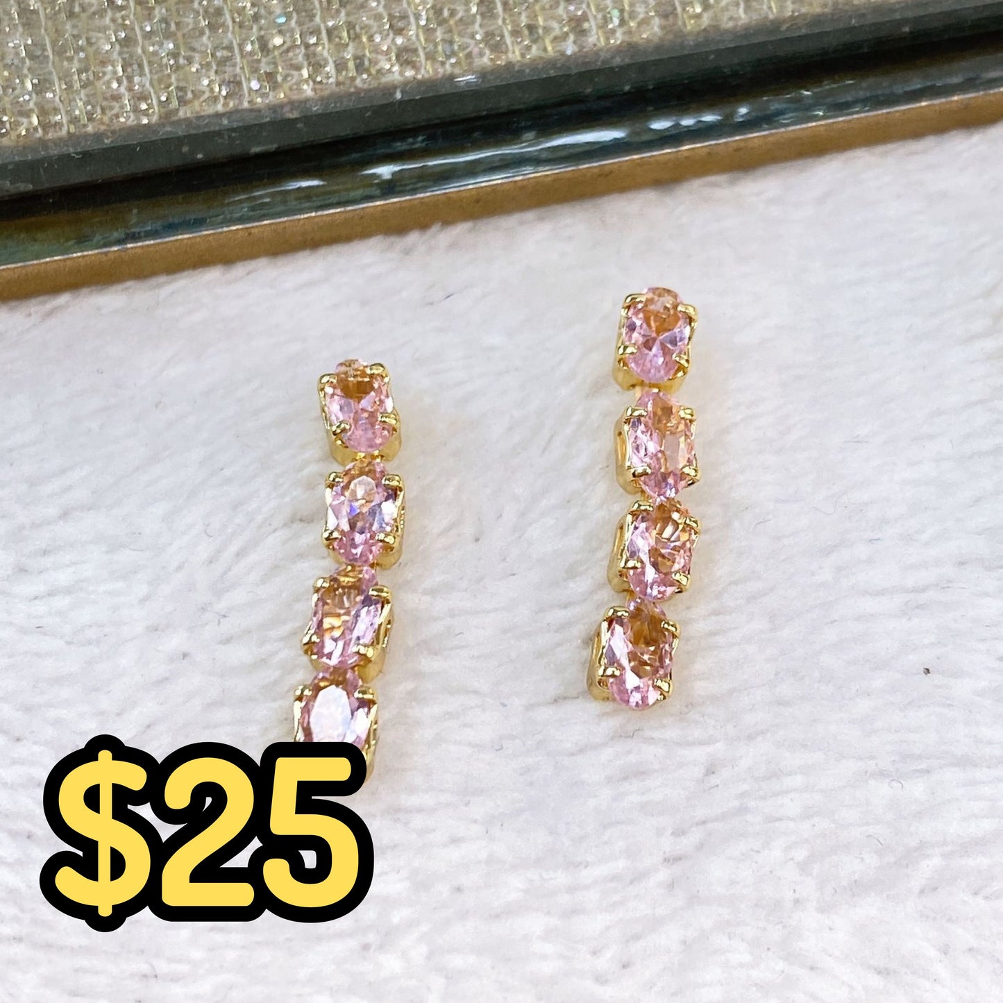 Arete de Chapa de Oro COA2140-2