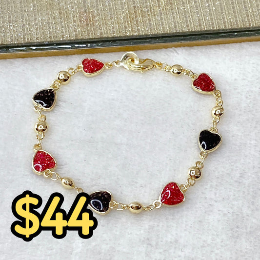 Pulsera de Chapa de Oro COP1597-1