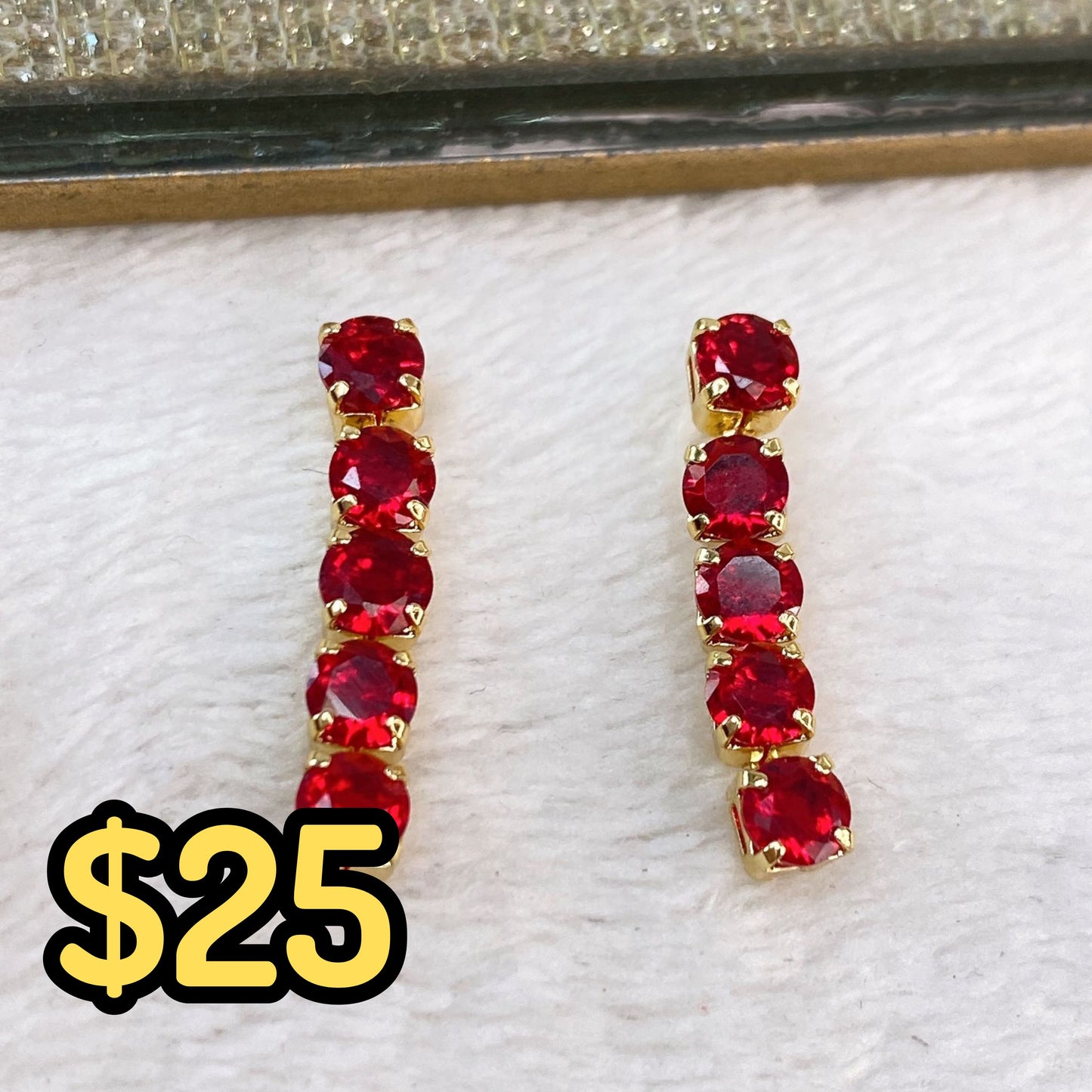 Arete de Chapa de Oro COA2141-2