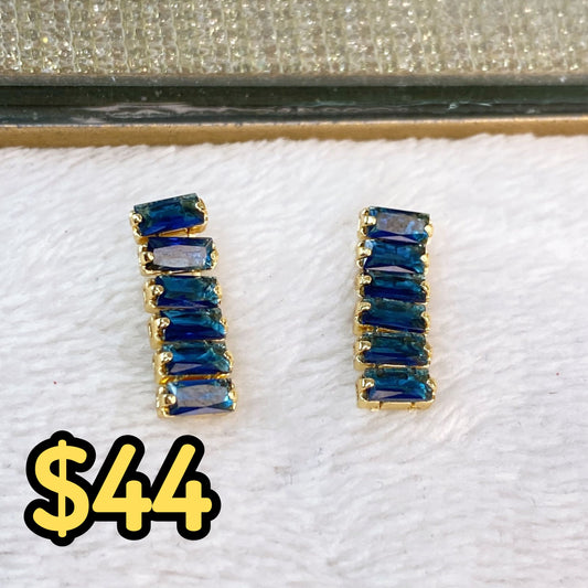Arete de Chapa de Oro COA2021-6