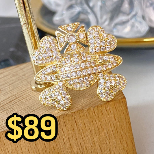 Anillo Chapa de Oro Ajustable ACO1461-1