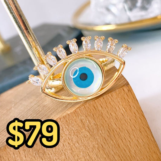 Anillo de Chapa de Oro Ajustable ACO1526-1